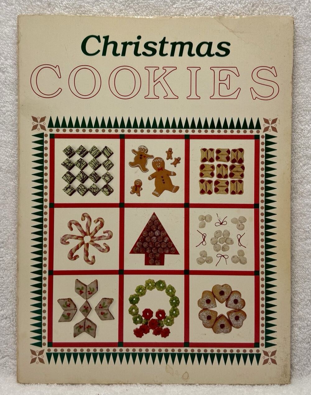 Vintage 1986 Christmas Cookies Oxmoor House Cookbook Recipes Cookie Book Cooking